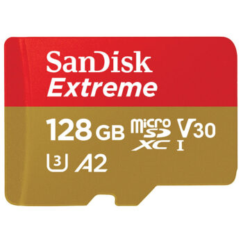 Extreme microSDXC-Speicherkarte 128 GB, Class 3 (U3)/V30 A2, 160 MB/s