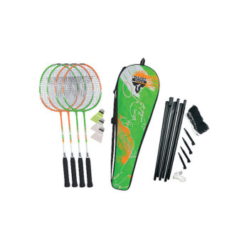 TALBOT TORRO Badminton-Set 4-Attacker Plus grün