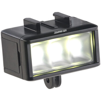 Unterwasser-LED-Licht für Action-Cams, 360 lm, 3 W, 900 mAh-Akku, IPX8