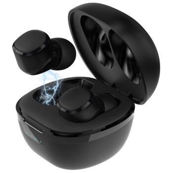 In-Ear-Stereo-Headset mit Bluetooth 5, Ladebox, bis 18 Std. Spielzeit