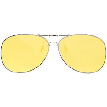 Nachtsicht-Brillenclip im Pilotenbrillen-Design, polarisiert, UV400