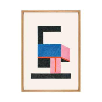 Eingerahmter Poster Nathalie du Pasquier - Froid papierfaser bunt / 49,5 x 69,5 cm - The Wrong Shop bunt en papierfaser