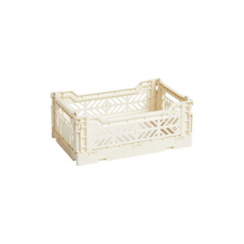 Korb Colour Crate plastikmaterial beige Small 26 x 17 cm - Hay beige en plastikmaterial