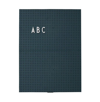 Memo board A4 plastikmaterial grün / L 21 cm x H 30 cm - Design Letters grün en plastikmaterial
