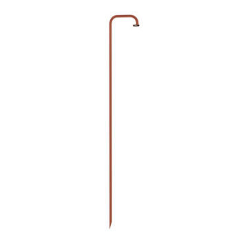 Armlehne metall rot zum Einpflanzen für Balad-Lampen / H 159 cm - Fermob en