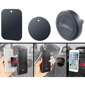 Mini-Kfz-Smartphone-Halterung für Lüftungsgitter, Halte-Magnet