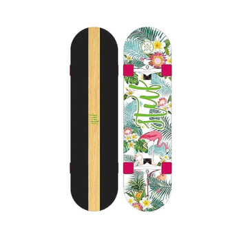 STUF Skateboard JEWEL Weiss/Pink bunt