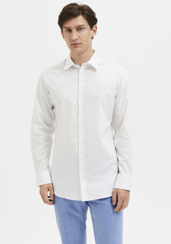 SELECTED HOMME Langarmhemd "SLHSLIMSOHO-ETHAN AOP SHIRT LS NOOS"
